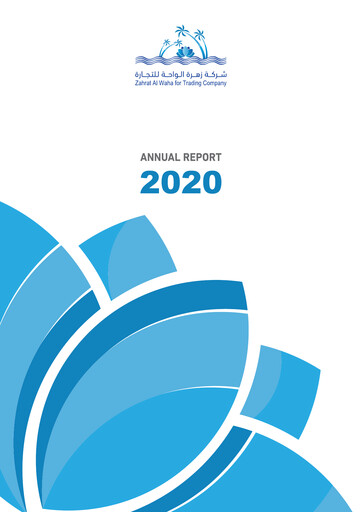 Thumbnail Zahrat Al Waha For Trading Company Annual Report 2020