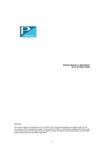 Thumbnail Piaggio Quarterly Report 2015-q1