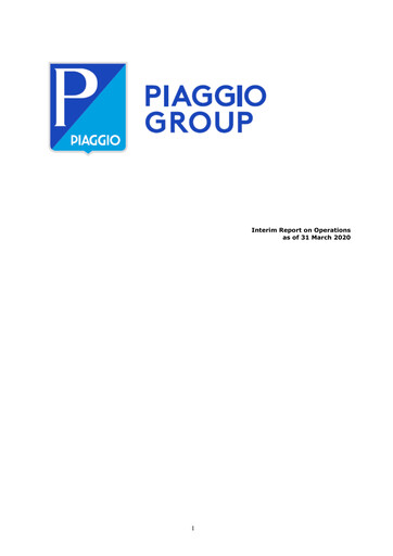 Thumbnail Piaggio Quarterly Report 2020-q1