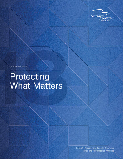 Thumbnail American Financial Group
 Annual Report 2018