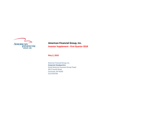 Thumbnail American Financial Group
 Quarterly Report 2018-q1