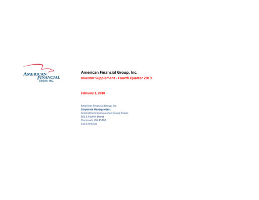 Thumbnail American Financial Group
 Quarterly Report 2019-q4
