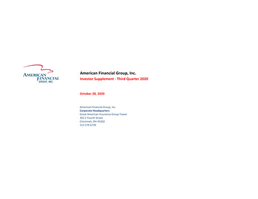 Thumbnail American Financial Group
 Quarterly Report 2020-q3