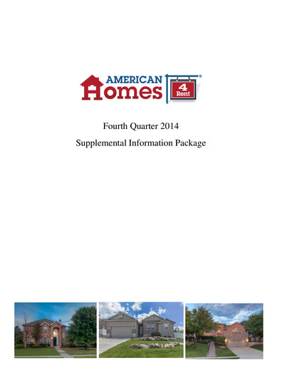 Thumbnail AMH (American Homes 4 Rent)
 Quarterly Report 2014-q4