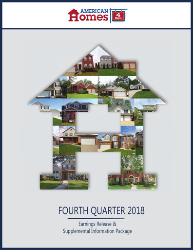 Thumbnail AMH (American Homes 4 Rent)
 Quarterly Report 2018-q4