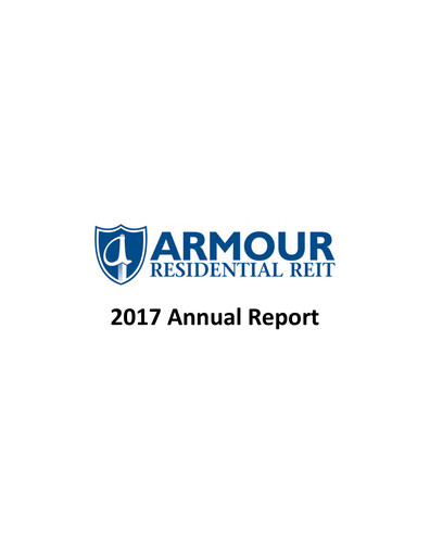 Miniature ARMOUR Residential REIT Rapport annuel 2017
