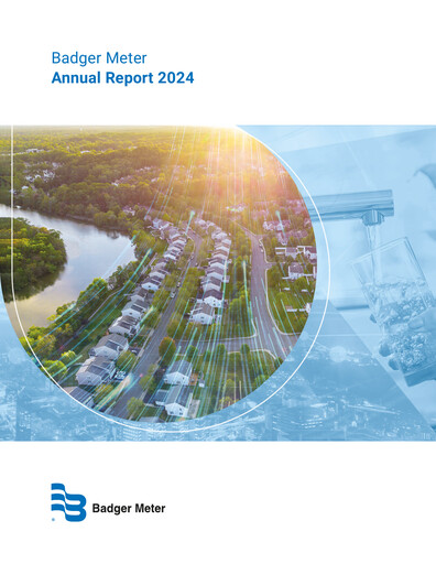 Thumbnail Badger Meter
 Annual Report 2024