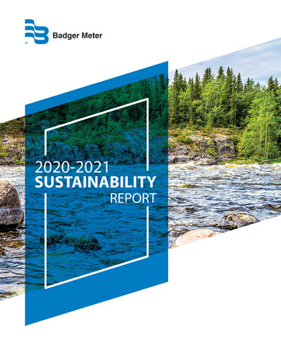Thumbnail Badger Meter
 Sustainability Report 2020-2021
