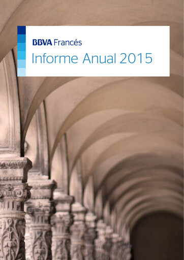 Miniature BBVA Argentina Rapport annuel 2015