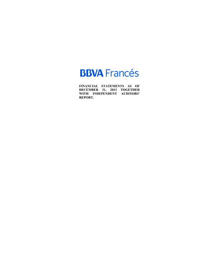 Thumbnail BBVA Argentina Financial Statement 2013