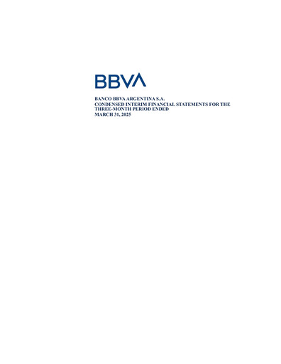 Thumbnail BBVA Argentina Financial Statement 2025-q1