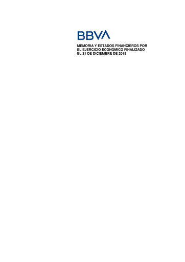 Thumbnail BBVA Argentina Financial Statement 2019