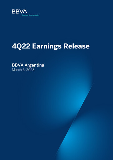 Thumbnail BBVA Argentina Quarterly Report 2022-q4