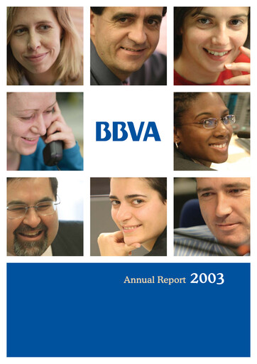 Thumbnail Banco Bilbao Vizcaya Argentaria Annual Report 2003