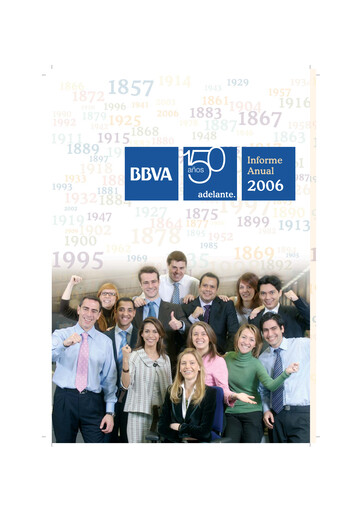 Thumbnail Banco Bilbao Vizcaya Argentaria Annual Report 2006