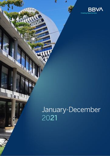 Miniature Banco Bilbao Vizcaya Argentaria Rapport financier 2021