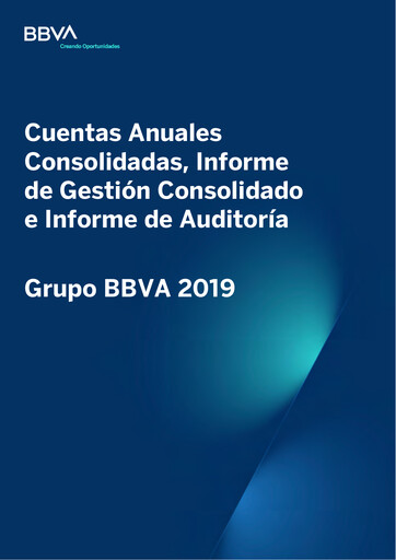 Miniature Banco Bilbao Vizcaya Argentaria Bilan financier 2019