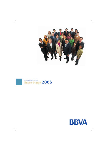 Thumbnail Banco Bilbao Vizcaya Argentaria Quarterly Report 2006-q1