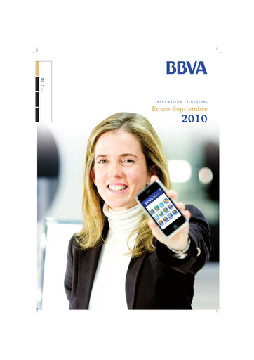Thumbnail Banco Bilbao Vizcaya Argentaria Quarterly Report 2010-q3