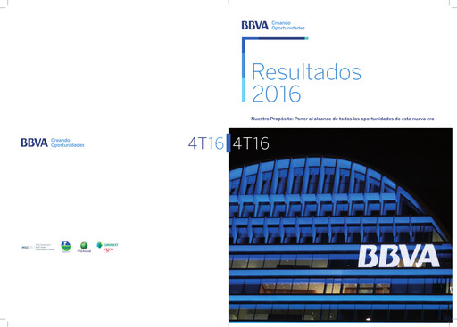 Thumbnail Banco Bilbao Vizcaya Argentaria Quarterly Report 2016-q4