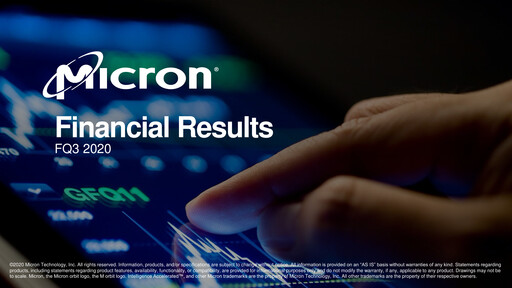 Thumbnail Micron Technology Quarterly Report 2020-q3