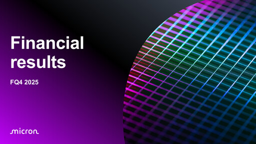 Thumbnail Micron Technology Quarterly Report 2025-q4