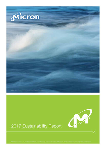 Thumbnail Micron Technology Sustainability Report 2017