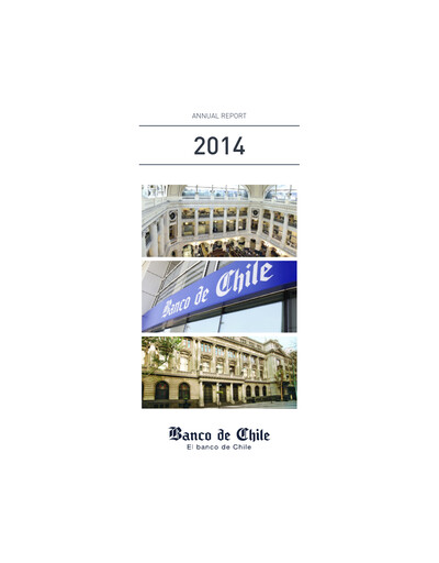 Thumbnail Banco de Chile
 Annual Report 2014