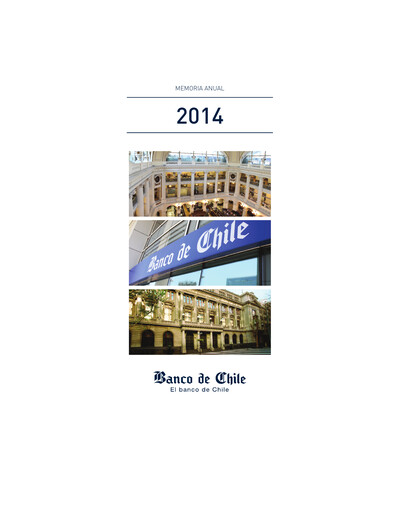 Thumbnail Banco de Chile
 Annual Report 2014