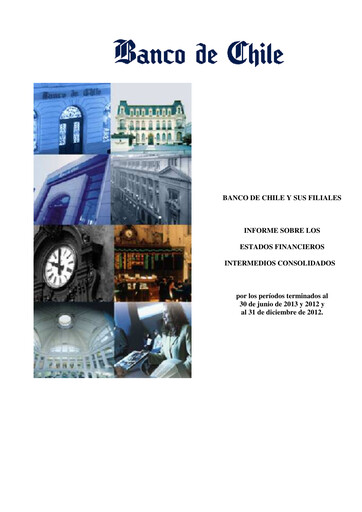 Thumbnail Banco de Chile
 Financial Statement 2013-h1