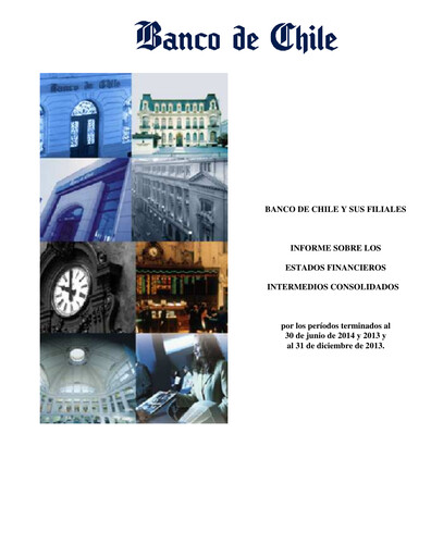 Thumbnail Banco de Chile
 Financial Statement 2014-h1