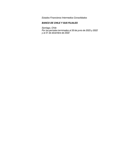 Thumbnail Banco de Chile
 Financial Statement 2023-h1