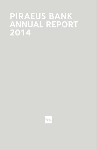 Vorschaubild Piraeus Financial Holdings Jahresbericht 2014