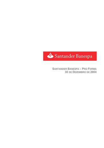 Thumbnail Banco Santander Brasil Financial Statement 2004