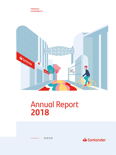 Miniature Banco Santander-Chile Rapport annuel 2018