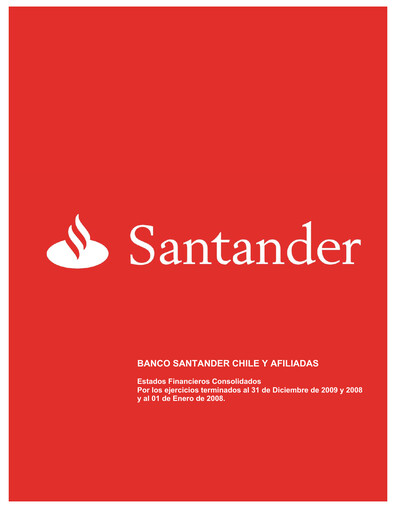 Thumbnail Banco Santander-Chile Financial Statement 2009