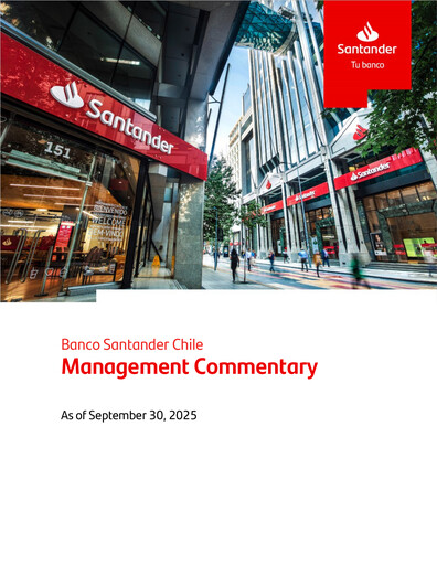 Miniature Banco Santander-Chile Rapport trimestriel 2025-q3