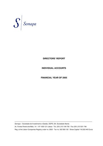 Thumbnail Semapa Annual Report 2005