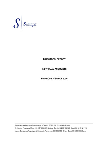 Thumbnail Semapa Annual Report 2006
