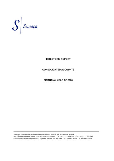 Vorschaubild Semapa Finanzmitteilung 2006