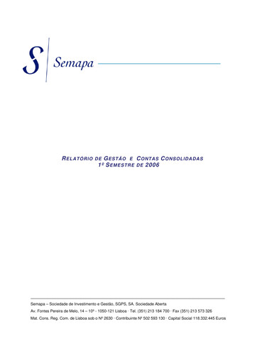 Thumbnail Semapa Half-year Report 2006-h1