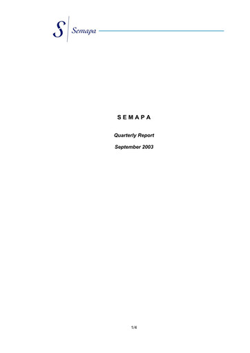 Thumbnail Semapa Quarterly Report 2003-q3