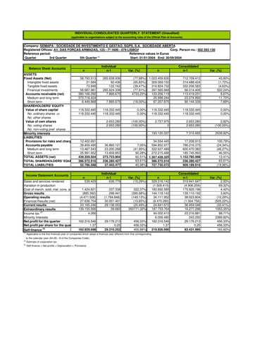 Thumbnail Semapa Quarterly Report 2004-q3