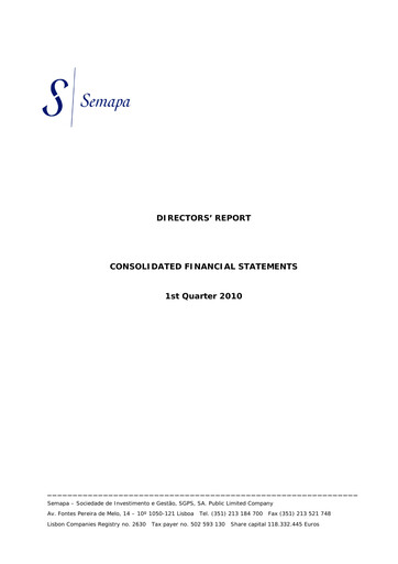 Thumbnail Semapa Quarterly Report 2010-q1