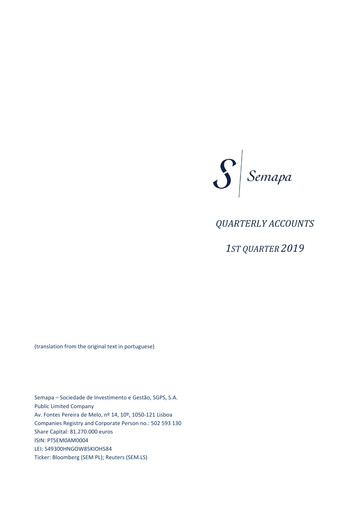 Thumbnail Semapa Quarterly Report 2019-q1