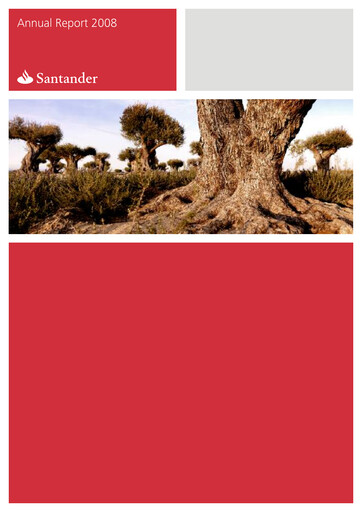 Thumbnail Santander Annual Report 2008