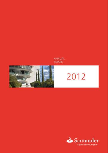Thumbnail Santander Annual Report 2012