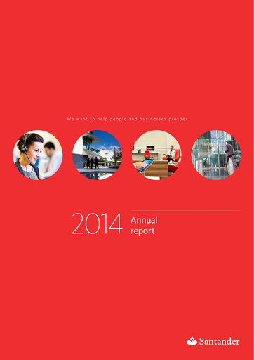 Thumbnail Santander Annual Report 2014