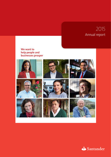 Thumbnail Santander Annual Report 2015
