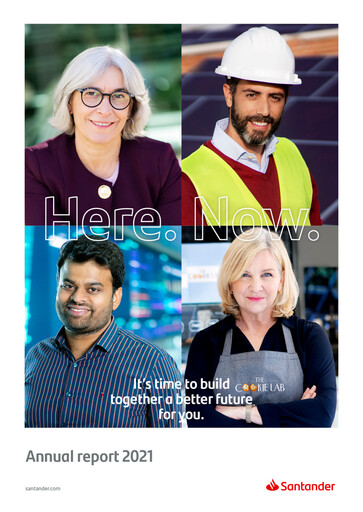 Thumbnail Santander Annual Report 2021